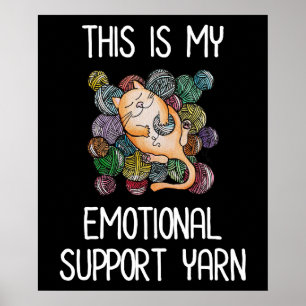 Poster Este É O Meu Fio De Apoio Emocional