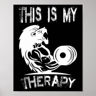 Poster Este É O Meu Ginásio Terapêutico