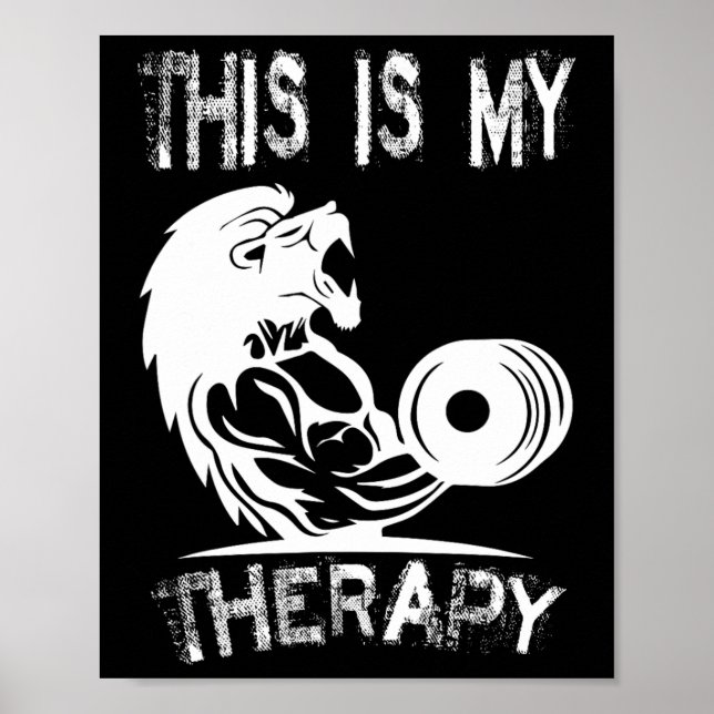 Poster Este É O Meu Ginásio Terapêutico (Frente)