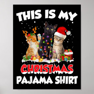 Poster Este É O Meu Natal Pajama Mostra Papais noeis Engr