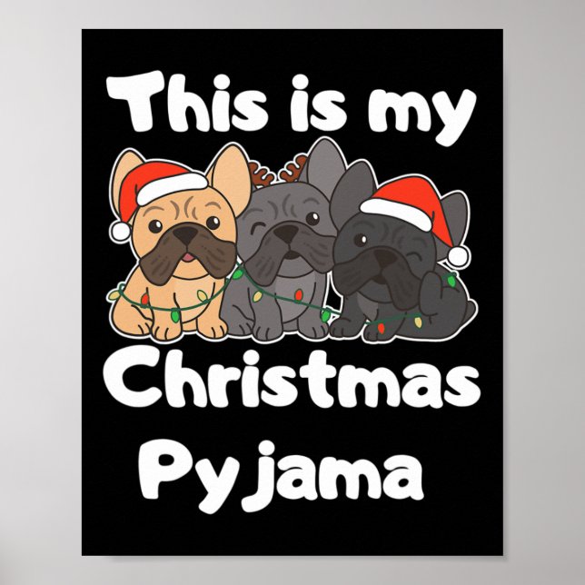 Poster Este É O Meu Pijama De Natal (Frente)