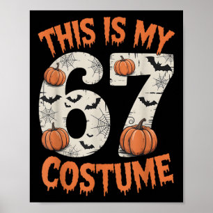 Poster Este É o Meu Traje de Halloween 67