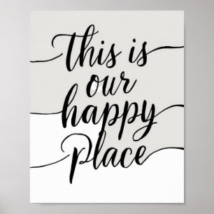 Poster Este é o nosso Lugar Feliz
