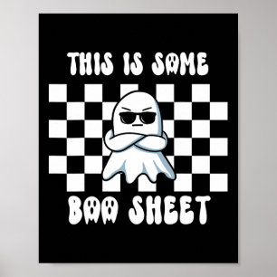 Poster Este É Um Boo Sheet Halloween