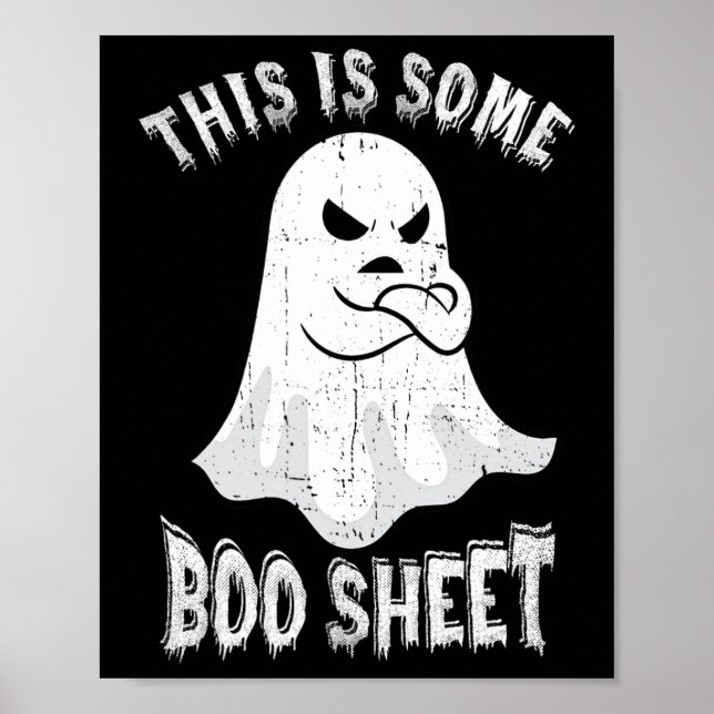 Poster Este É Um Brinde De Boo Folha De Halloween. (Frente)