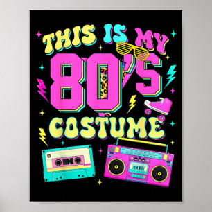 Poster Este É Um Fato 80s Festa de 1980 Roupas de 80 Home