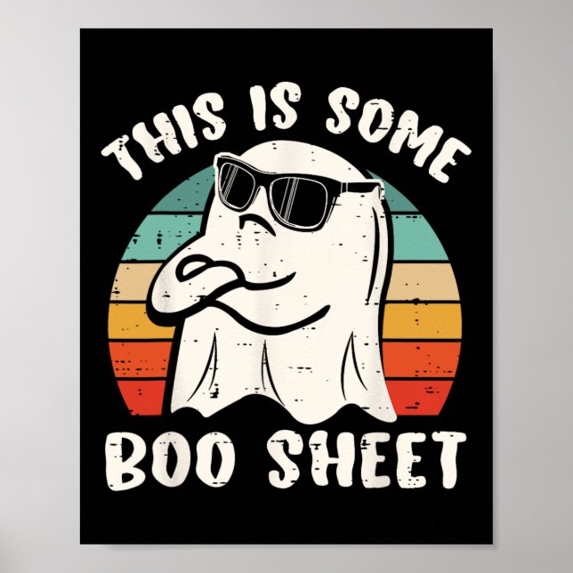 Poster Este É Um Presente Engraçado De Boo Sheet Hallowee (Frente)