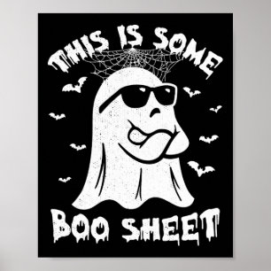 Poster Este É Um Presente Engraçado De Boo Sheet Hallowee