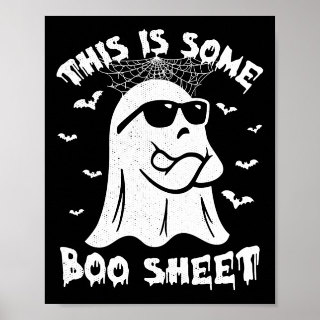 Poster Este É Um Presente Engraçado De Boo Sheet Hallowee (Frente)