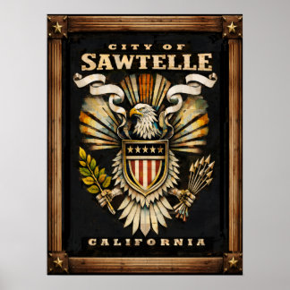 Poster Este Emblema da Cidade de Sawtelle