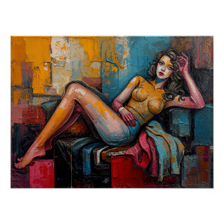 Pôster “Este Está Funcionando” – Retrato de Jasmine