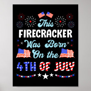 Poster Este Fogos de Artifício Americano Foi Criado no Di