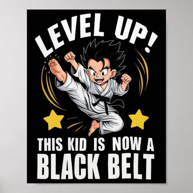 Poster Este Garoto É Agora Um Prêmio De Karate Hapkido Do (Frente)