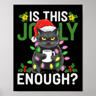 Poster Este Gato Negro Chega De Feliz Natal?
