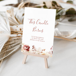 Poster Este Graceful Floral Candres Burns Sinal