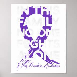 Poster Este Guerreiro de Sobredosagem de Medicamentos Fam