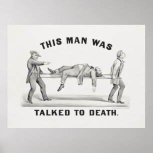 Poster Este homem foi falado até a morte (1873