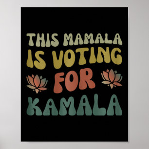 Poster Este Mamala Está Votando Para A Eleição Política D