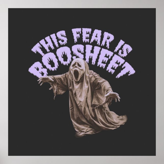 Poster Este Medo É A Folha De Dia de as Bruxas engraçado  (Frente)