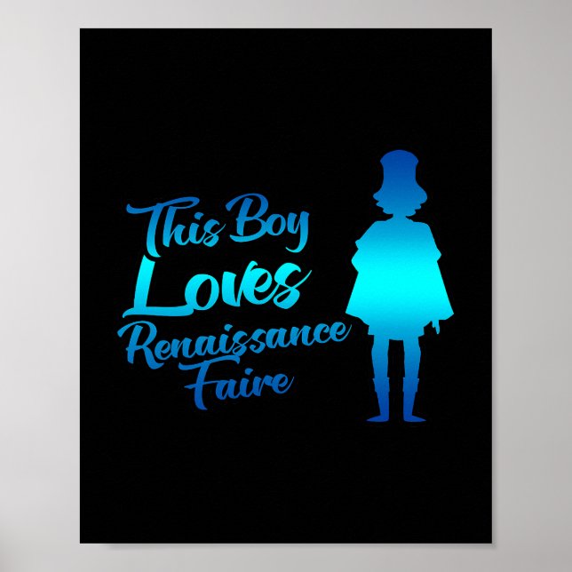 Poster Este Menino Adora Comboios Pequenos Rapazes Treina (Frente)