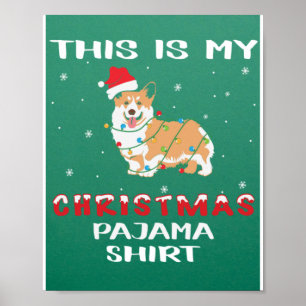 Poster Este Meu Natal Pajama Feliz Natal Matando Família
