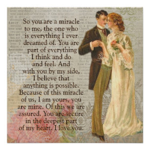 Pôster Este milagre de nós -- romance do poster da arte