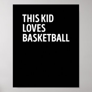 Poster Este Miúdo Adora Jogador De Basquete