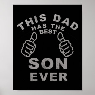 Poster Este Pai Tem O Melhor Filho Já Dia de os pais Pres