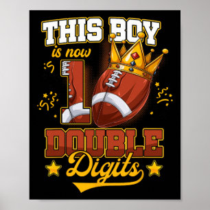 Poster Este Rapaz É Hoje Aniversário De Futebol De 10 Díg