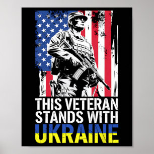 Poster Este Veterano Apoia a Ucrânia 7