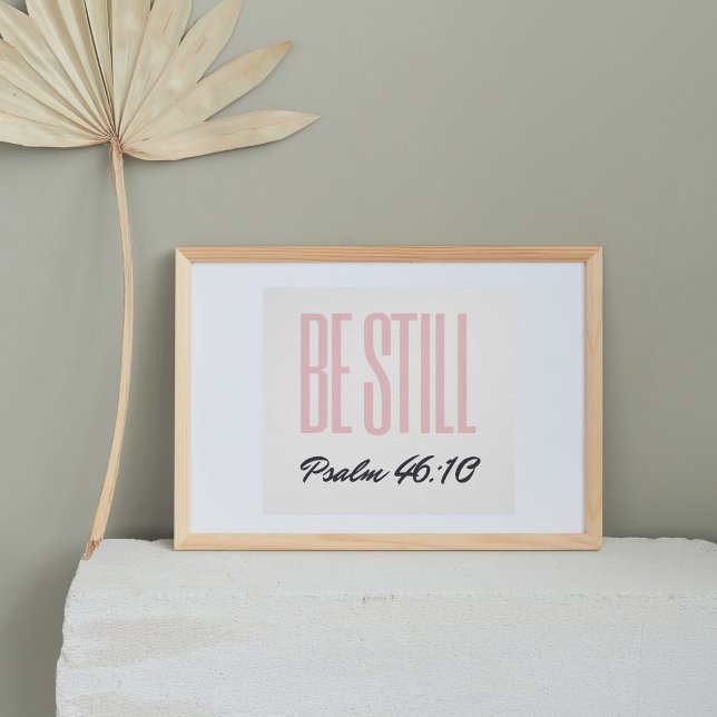Poster Esteja Psalm 46:10 Decor De Enfermeiro (Criador carregado)