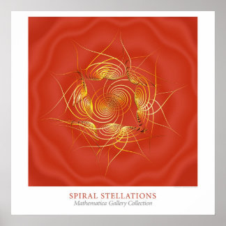 Poster Estelações em Espiral