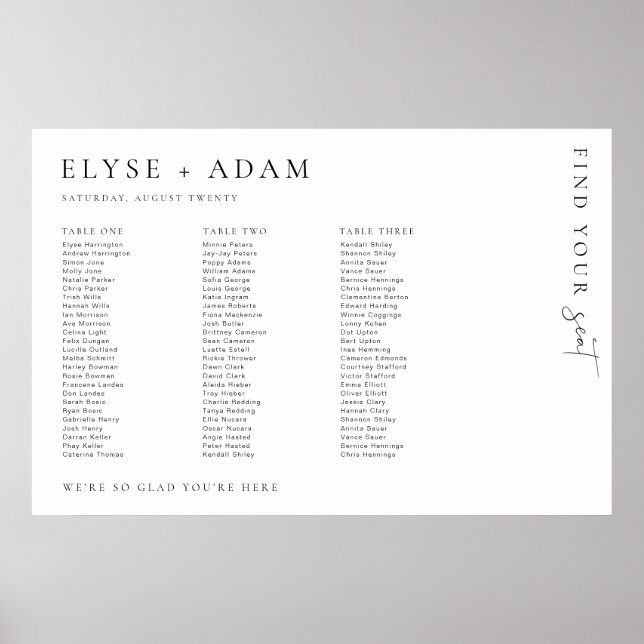 Poster Estelle Mínimo 3 Mesa (Frente)