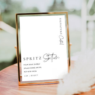 Poster Estelle Modern Minimal Estação Spritz