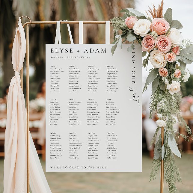 Poster Estelle Modern Mínimo 12 Mesa (Criador carregado)