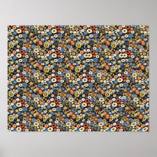 Poster ESTEREOGRAMA DE POMBO 16" x 12", Sem Moldura