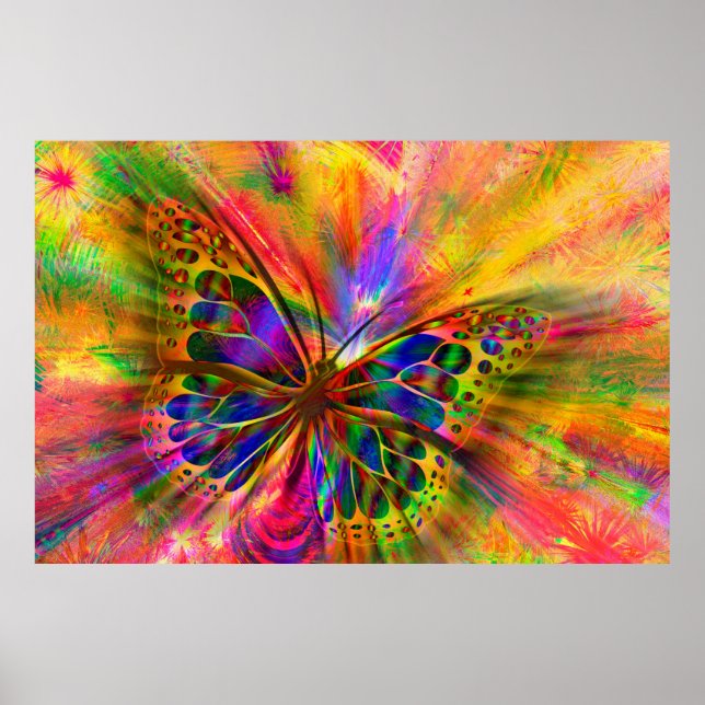 Poster Estética da borboleta de convênio (Frente)