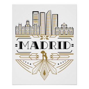 Pôster Estética de Arte Espanha Deco Souvenir
