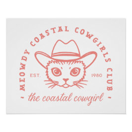 Pôster Estética de gatos-do-mato-rosados