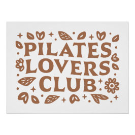 Pôster Estética do clube de amantes de pilates