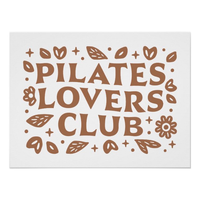Pôster Estética do clube de amantes de pilates (Frente)