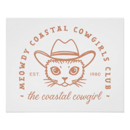 Pôster Estética do gato-do-mato-pequeno da costa oeste