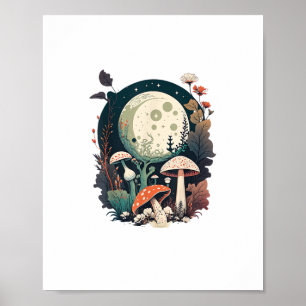 Poster Estética Goblincore E Cottagecore Criação De Cogum