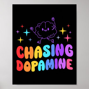 Poster Estético Da Saúde Mental Da Dopamina