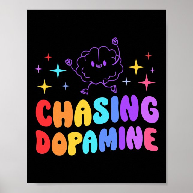 Poster Estético Da Saúde Mental Da Dopamina (Frente)