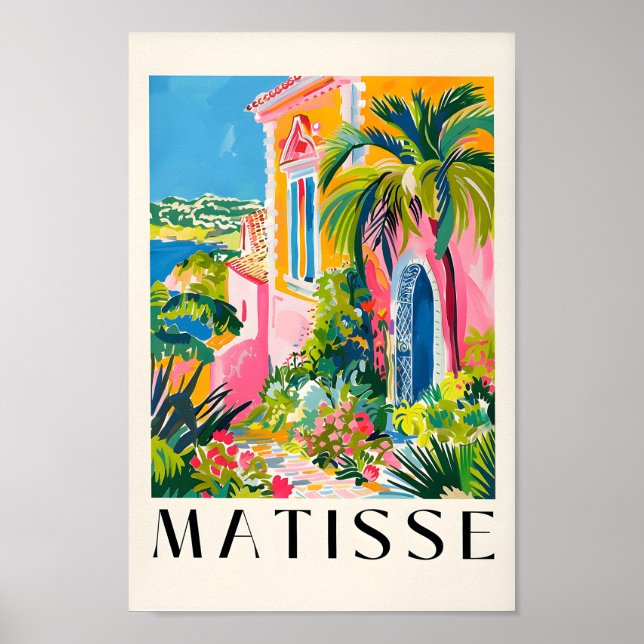 Poster estético, Decor Boho, Impressão Matisse, Tr (Frente)