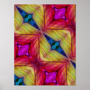 Poster estilo abstrato
