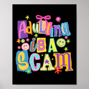 Poster Estilo Adulto É Uma Droga Mídia Mista, Mental Engr
