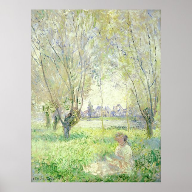 Poster estilo artístico de Claude Monet (Frente)
