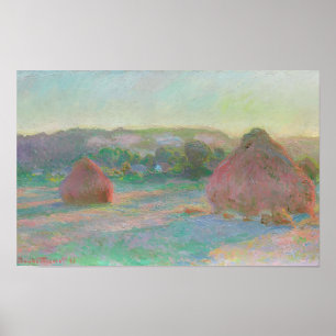 Poster estilo artístico de Claude Monet
